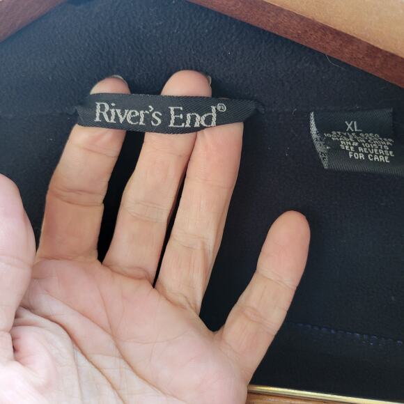 Unisex XLarge Jacket Rivers End Bud Light Emblem Royal Blue Inside Pockets - Picture 6 of 11